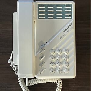 VTG Code-A-Phone 8100 Landline Telephone White Retro 90s Office Home Decor Tech